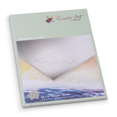 cardboard for encaustic A3 silver 250 g/m2