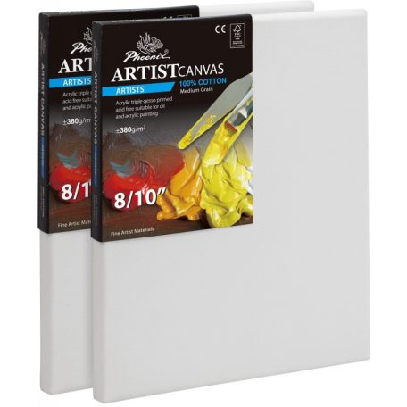 Feszített festővászon 24x30cm Phoenix Artists