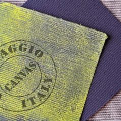   Checkered canvas fekete 330g 501B - szélesség 50cm, yardage