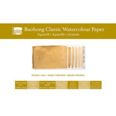 Baohong Classic akvarell papír 28x38cm érdes 300gsm