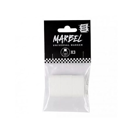 Marbel marker csere tollhegy 15mm – 3pcs