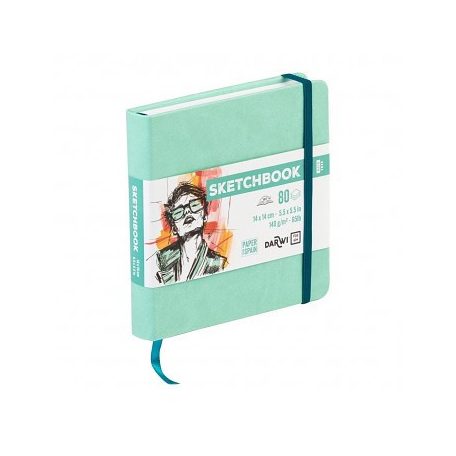 Darwi vázlatkönyv 14x14 – Mintgreen