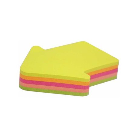 Self-adhesive sticky notes pad 45x50mm arrow