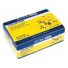 Színes rajzszögek 33mm, 100db-os csomag