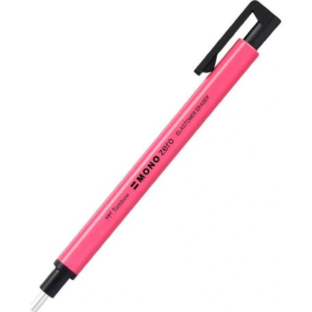 Tombow Mono zero radír ceruza alakban kerek rózsaszín