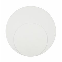 Round canvas on board Rosa 40cm