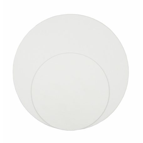 Round canvas on board Rosa 40cm