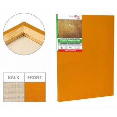 Colored canvas Rosa light ocher - 20x20cm