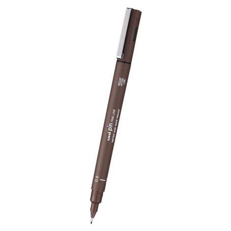 Szépia brown liner Uni Pin 0.5mm