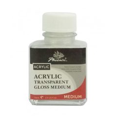 Átlátszó médium és lakk akrilhoz 75ml