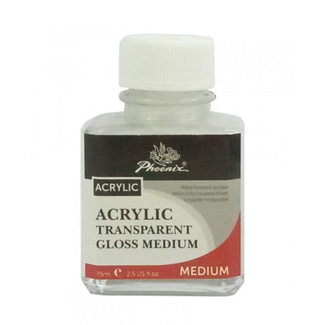 Átlátszó médium és lakk akrilhoz 75ml