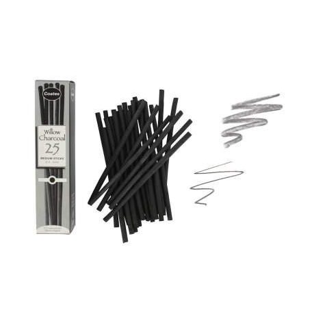 Természetes szén Coates 25 db közepes 4-6 mm