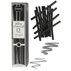 természetes charcoal Coates 12 pcs medium 7-9 mm