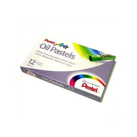Olajpasztell kerek Pentel 12 db