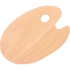 Meeden wooden pallet 21x27cm oval