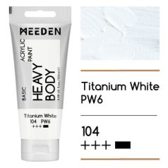 Akril paint Meeden 100ml – 104 Titánfehér