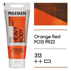 Akril paint Meeden 100ml – 313 Orange Red