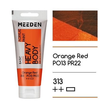 Akril paint Meeden 100ml – 313 Orange Red