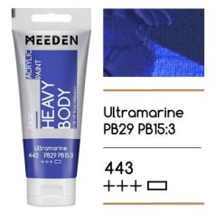 Akril paint Meeden 100ml - 443 Ultramarin