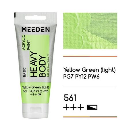 Akril festék Meeden 100ml - 561 Yellow Green világos