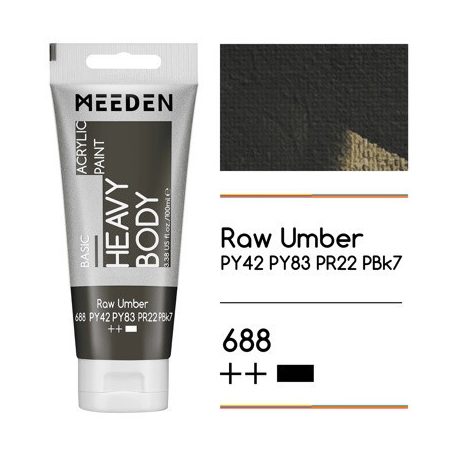 Akril festék Meeden 100ml – 688 Nyers umbra