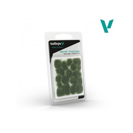 Vallejo Scenery XL – Wild Tuft Strong Green