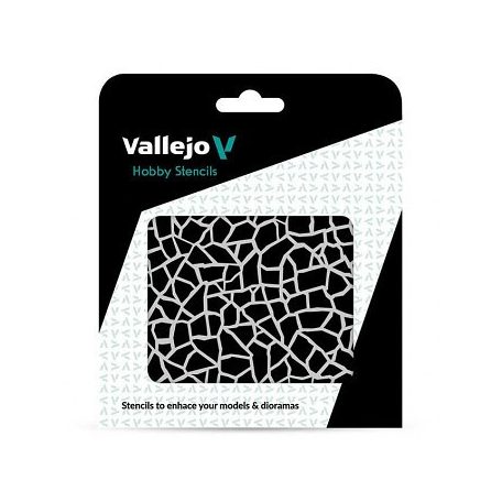 Vallejo modellező sablon – Giraffe Camo WWII