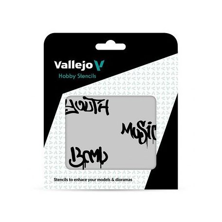 Vallejo Modellező sablon – Street Art n 1