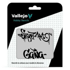 Vallejo modellező sablon – Street Art n 2