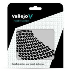 Vallejo modellező sablon – Distorted Honeycomb
