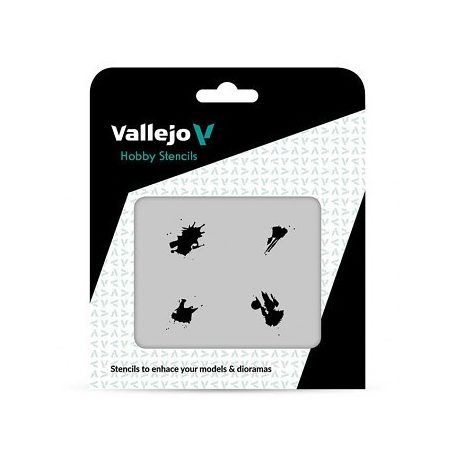 Vallejo Modellező sablon – Petrol Spills