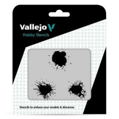 Vallejo modellező sablon – Paint Stains