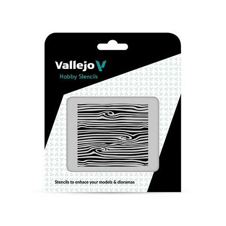Vallejo modellező sablon – Wood Texture n 2