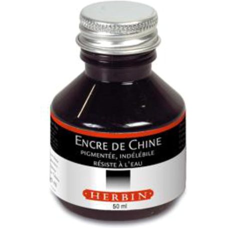 Kínai tinta, 50 ml - Jacques Herbin Chinese Ink - Fekete