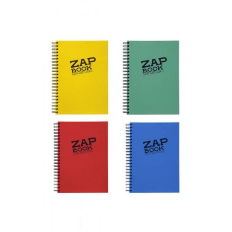 Clairefontaine Zap Book spirálkötött rajztömb újrahasznosított papírból- 80g 160 ív A4