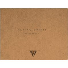   Clairefontaine Flying Spirit vázlatfüzet, elefántcsont rajzpapír, fűzött 90 g/m2 100 oldal, A6