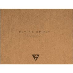   Clairefontaine Flying Spirit vázlatfüzet, elefántcsont rajzpapír, fűzött 90 g/m2 100 oldal, 10,5 x 21 cm