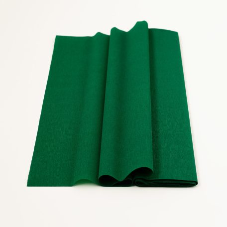 Krepp-papír 75% kreppelés 40 gr BOTTLE ZÖLD 0,5 x 2,50 cm