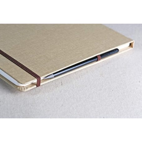 Clairefontaine Goldline rajztömb,   utazáshoz, vászon borító, gumipánt 180 g/m2 32 ív A4
