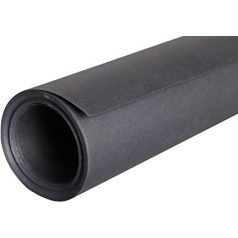 Clairefontaine fekete rajzpapír, szemcsés 160 gr tekercsben - 1,5 m széles, 10 m hosszú