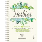 Itatóskönyv, írható, rajzolható, festhető - Növények nyomtatásához, Herbárium - 180 gr/m2 - A4