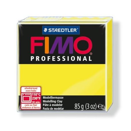 Gyurma, 85 g, égethető, FIMO "Professional", sárga