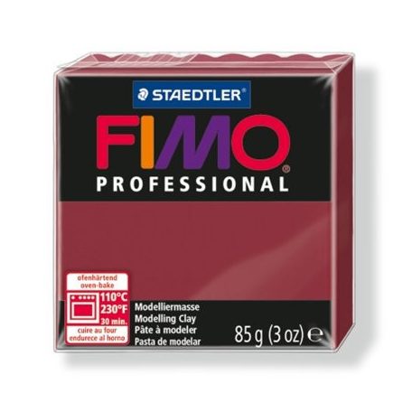 Gyurma, 85 g, égethető, FIMO "Professional", bordó