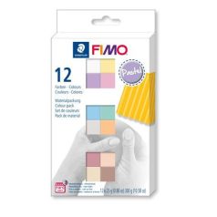 Gyurma, készlet, 12x25 g, égethető, FIMO "Soft...