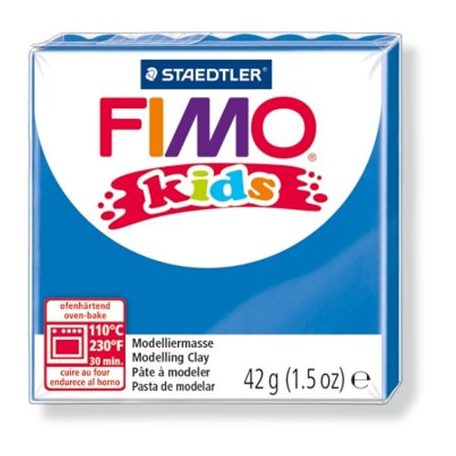 Gyurma, 42 g, égethető, FIMO "Kids", kék