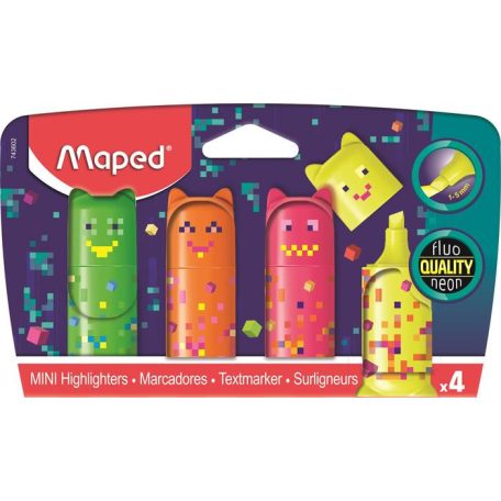 Szövegkiemelő készlet, 1-5 mm, MAPED "Pixel Par...