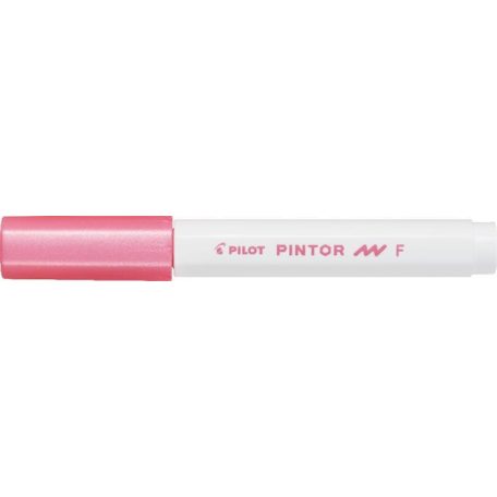 Dekormarker, 1 mm, PILOT "Pintor F", metál rózsaszín