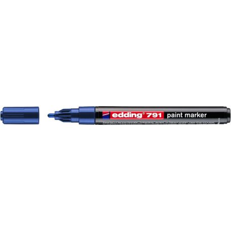 Lakkmarker, 1-2 mm, EDDING "791", kék