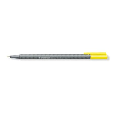 Tűfilc, 0,3 mm, STAEDTLER "Triplus 334", neonsárga