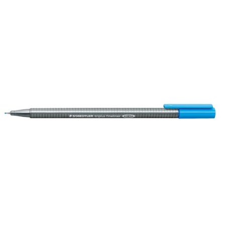 Tűfilc, 0,3 mm, STAEDTLER "Triplus 334", világoskék